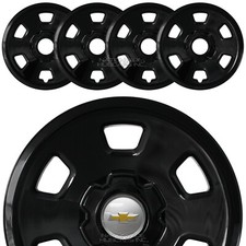 4 Black 2021 2022 Chevy Colorado Wt 17 Wheel Skins Hub Caps Steel Rim Covers