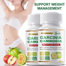 Garcinia Cambogia Garcinia Trim 60 Capsules 3000mg w/ ACV ea Dietary Supplement