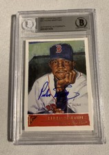 Pedro Martinez 2001 Topps Gallery Signed Auto Card #23 BAS Beckett HOF