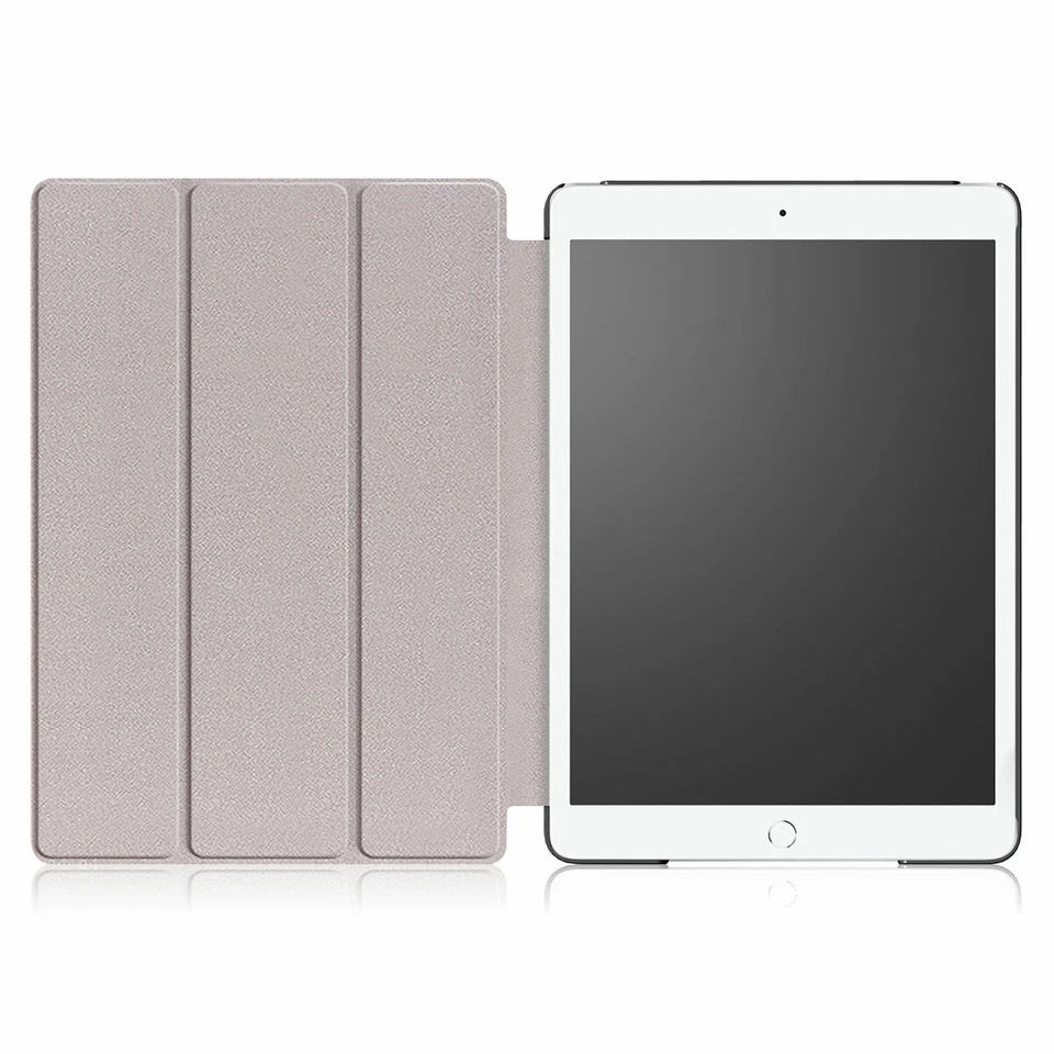 Folio Ultra Slim Tri-Fold Stand Leather Magnetic Smart Case Cover For Apple iPad - Image 3 of 3