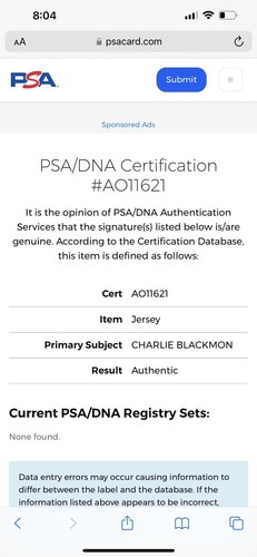 Charlie Blackmon Signed Colorado Rockies Jersey PSA DNA Autographed - Picture 6 of 6