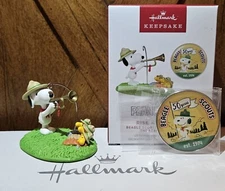 NEW Hallmark RISE AND SHINE Snoopy Woodstock 2024 Scouts  Keepsake Ornament NIB