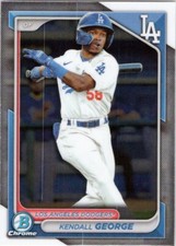 2024 Bowman Chrome Prospects #BCP58 Kendall George Los Angeles Dodgers
