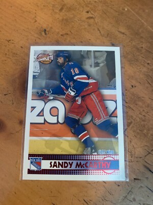 2002-03 Pacific Complete Red (Ser #'d 046/100) -  #485 Sandy McCarthy