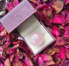 Pretty Pink Rose Quartz 925 Sterling Silver Ring,Beautiful Ring,Hippie Ring 