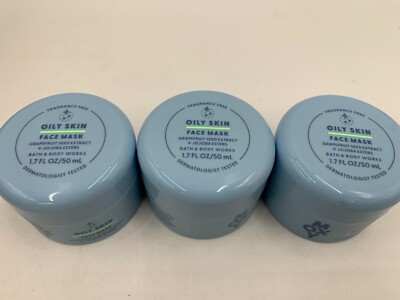 Bath & Body Oily Skin Face Mask Grapefruit Seed Extract S/3 1.7 fl oz #1063
