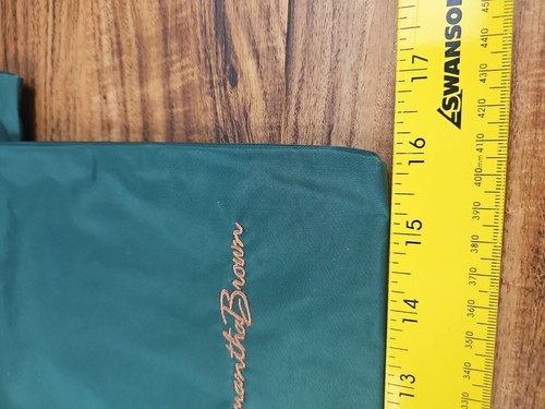 SAMANTHA BROWN Cosmetic Case w/5 Pouches 4 Bags Shoe Wash Me Crock Green/Camel - Picture 19 of 22