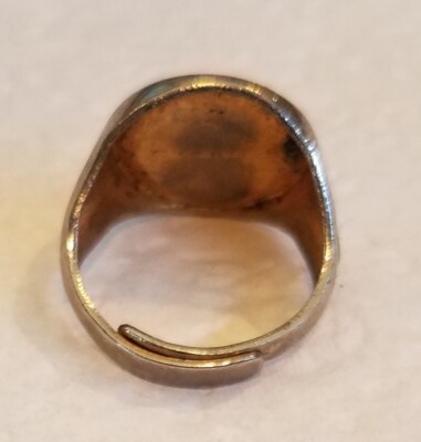 レア✩ミッキーマウス ヴィンテージ ゴールドリング 指輪 フリーサイズ