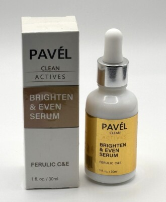 Brighten & Even Serum Ferulic C&E by PAVEL Clean Actives 1 fl oz / 30 mL