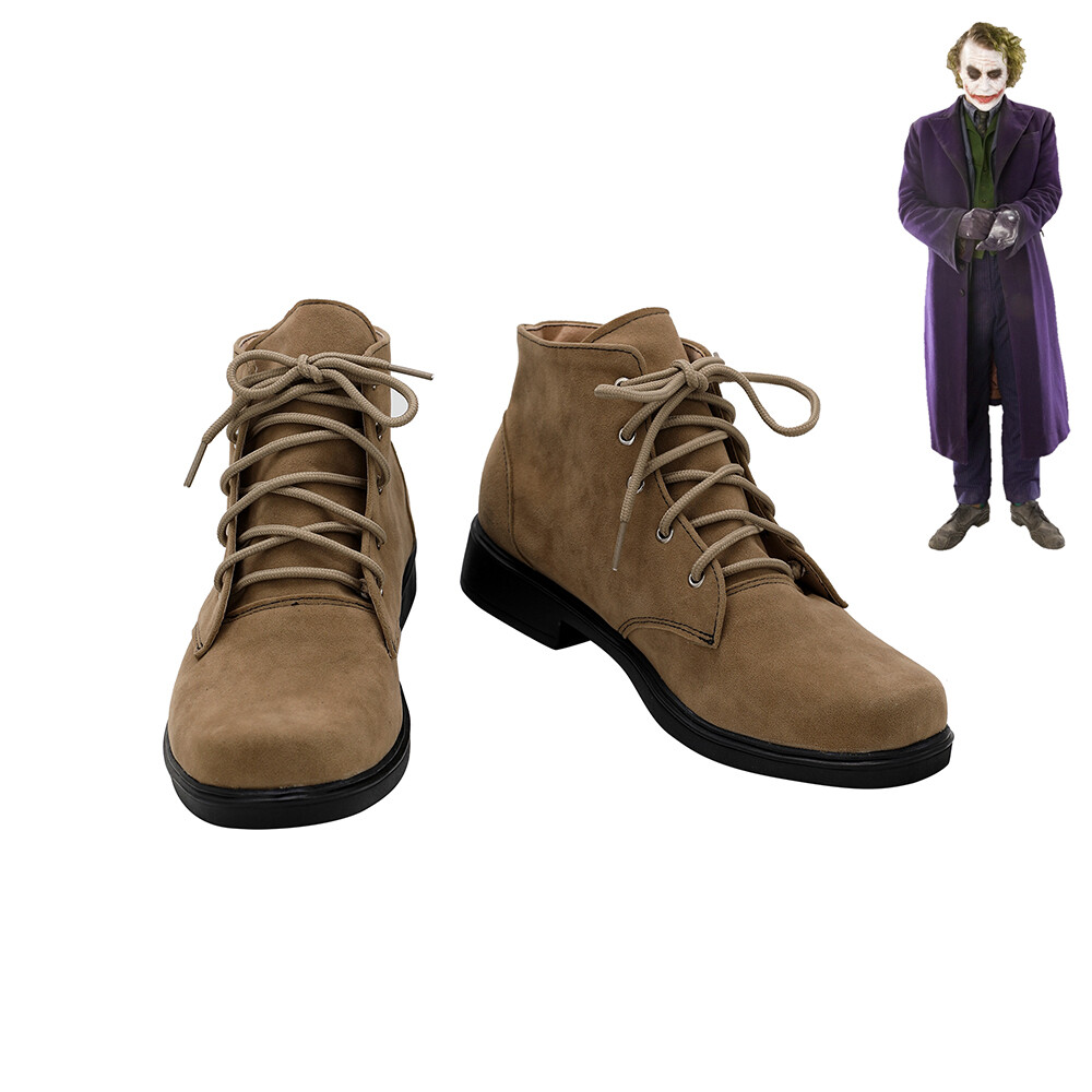 Batman The Dark Knight Joker Shoes Cosplay Men Boots | eBay