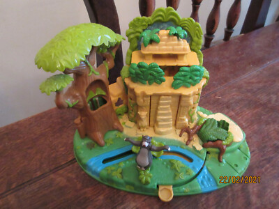 VINTAGE DISNEY 1998 BLUEBIRD KING OF JUNGLE BOOK  POLLY POCKET BABLOO BEAR MOVIN