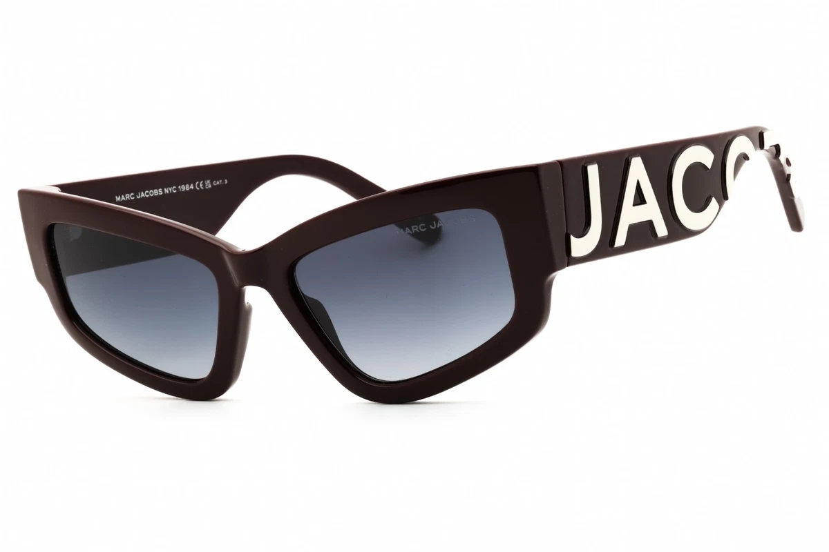 New Marc Jacobs MARC761/S 0LHFHA Women Burgundy Square Sunglasses with Gold Logo Marc Jacobs Women main image 2