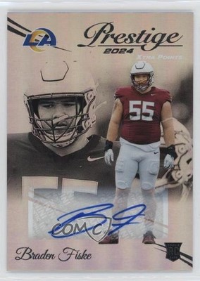 2024 Prestige Xtra Points Premium Signatures Braden Fiske Rookie Auto RC 1an8