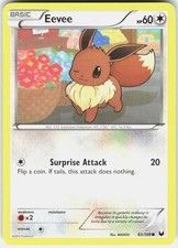 Eevee 83/108 Common Dark Explorers Pokemon Lightly Played on eBay