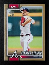 2026 Topps Series 1 SPENCER STRIDER 741/2026 Gold Foil Braves #79
