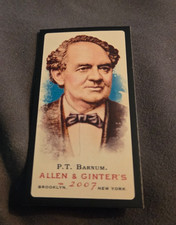 2007 Topps Allen Ginter - P.T. Barnum #26 Mini Black Bordered