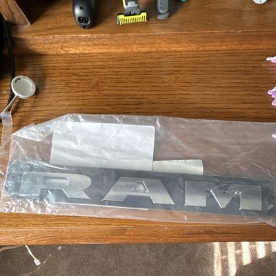 2019-2026 Dodge Ram 1500 Front Door Lower Badge Logo Nameplate 68302528AB NEW