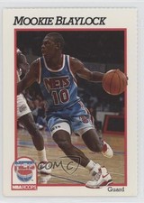 1991-92 NBA Hoops New Jersey Nets Sheet Singles Mookie Blaylock 0q3