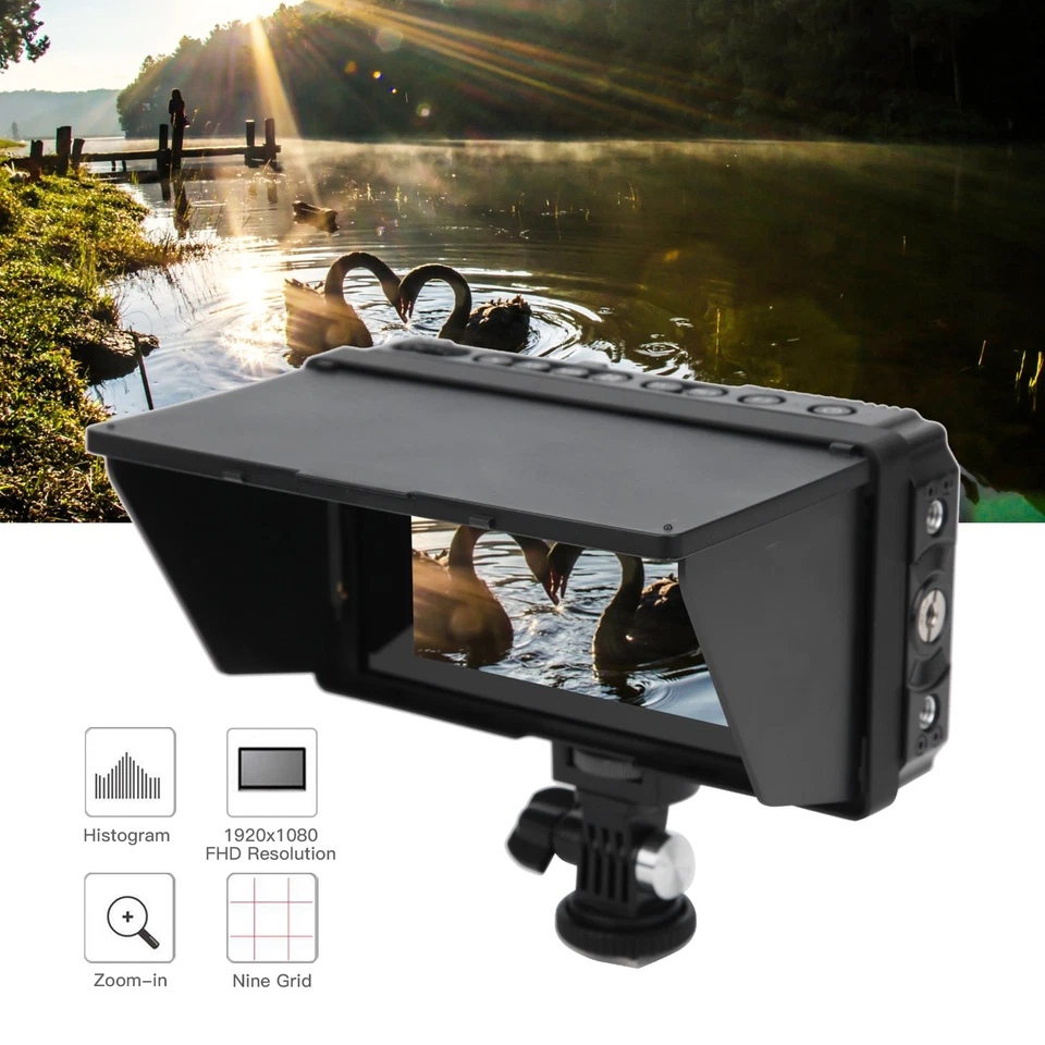 Fotga C50 5in IPS Camera Monitor For 3DLUT/Waveform/Vector/3G SDI/4K Input☚ - Image 2 of 4