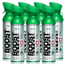 Boost Oxygen Large Natural 10L Canister  Respiratory Support for Aerobic