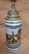 Brauereikrug mit Deckel Thurn und Taxis Regensburg Rastal 1981 Bierkrug