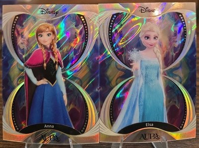 Elsa & Anna Frozen Aura Refractor 2025 Kakawow Aura Disney #AD-AU-17 #AD-AU-18