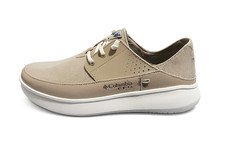 NIB COLUMBIA 2063071 MEN BOATSIDE RELAXED PFG FOSSIL/CYPRESS SHOES SIZE 12