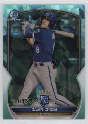 2023 Bowman Chrome Sapphire Prospects Aqua 17/99 Gavin Cross #BCP-160 19wt