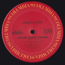 DANKURA 12inch  CHERYL LYNN/ Encore/ Free  Columbia