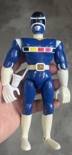 Vintage 1990s Mighty Morphin Power Rangers Blue Ranger Action Figure Bandai 8”