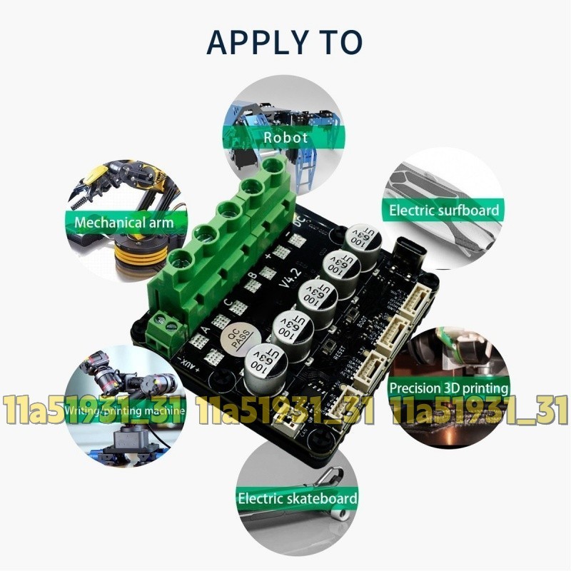 1pc Brushless Servo Motor Controller ODESC V4.2 24V Single Drive High Current#