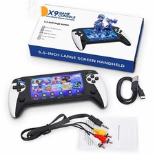 X9 5.5'' Handheld Game Console Retro Arcade Player 3000 Games Xmas PARTY GIFTS