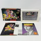 Mighty Morphin Power Rangers Super Nintendo SNES Complete All Inserts Tested