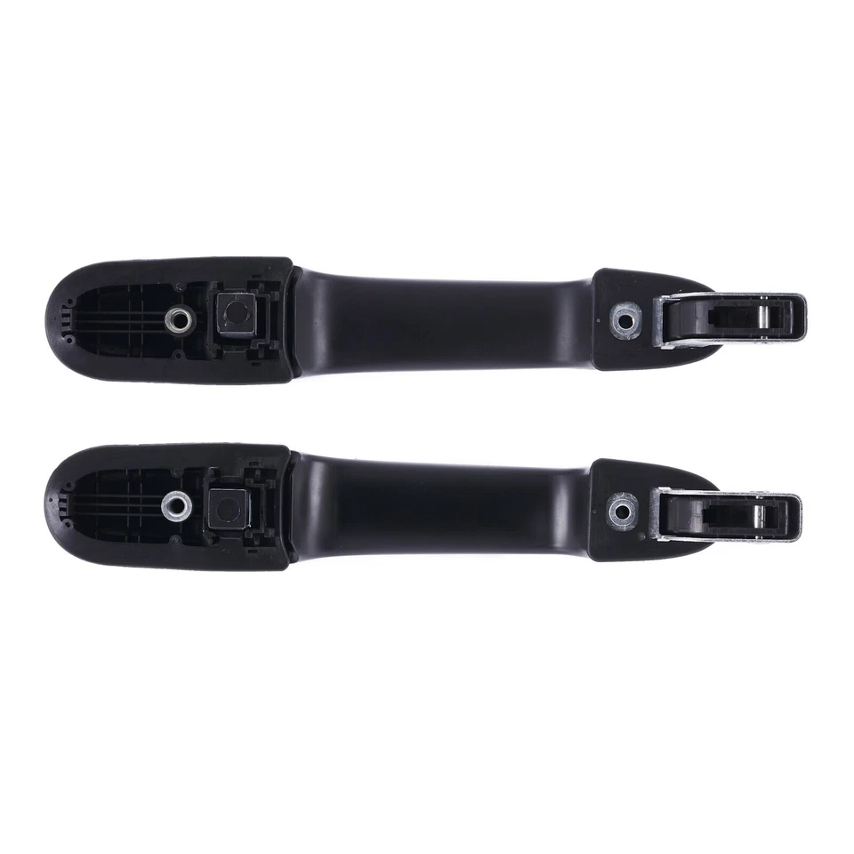 4pc Front Rear Left & Right Outer Door Handle Black for Hyundai Tucson JM 04 -10 - Image 3 of 4