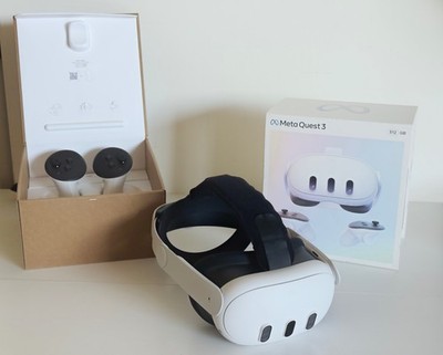 Meta Quest 3 (512 GB) VR-Headset inkl. Headstrap-Upgrade und Zubehör 