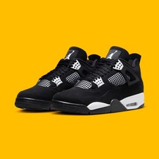 Jordan 4 Retro White Thunder Men's Size US 7-12