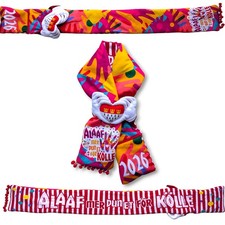 Mottoschal 2026 "Alaaf mer dun et för Kölle" Karneval  /  1,4 m x 16 cm 