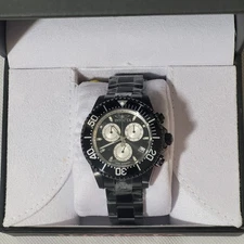 Invicta Watch 47mm Black Dial 26852 Grand Diver Men's Swiss Quartz Chronograph