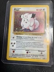 Pokemon Piepi 5/102 Base Set Holo Rare German 40 HP Basic Card