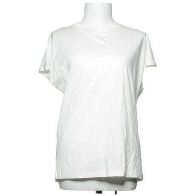 H&M Trend, T-shirt, Größe: S, Weiß, Baumwolle/Seide, Einfarbig, Damen #yf1