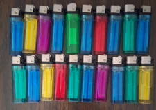 20 Disposal Lighters. Several different colors 
