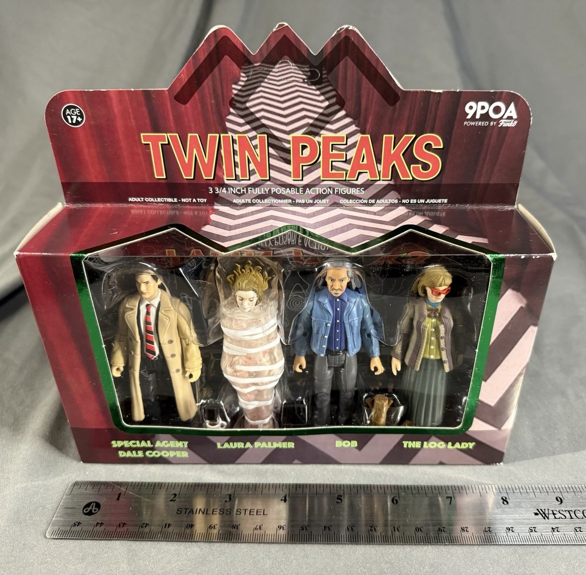 Funko Twin Peaks Dale Cooper/Laura Palmer/Bob/Log Lady Action