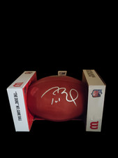 Tom Brady Signed NFL Leather Football Patriots Fanatics COA