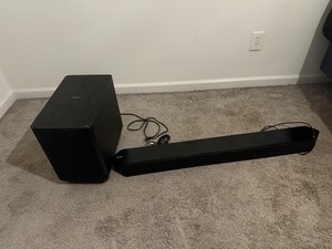 Sony SA-WST9 Soundbar and Subwoofer Home Theater System Black 330W