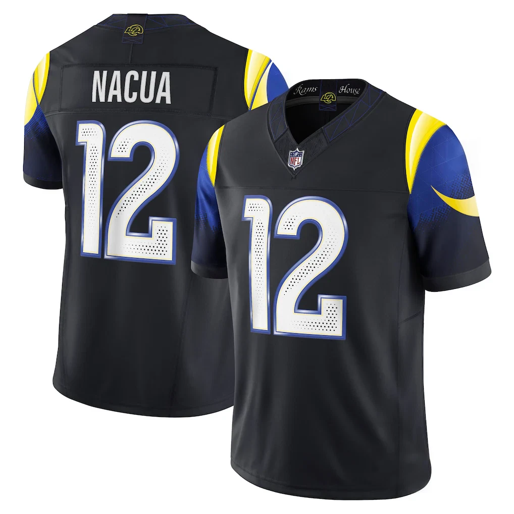 NWT Men's/Youth Rams Rivalries Puka Nacua #12 Player Jersey