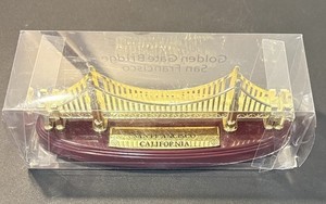 【シリアル入】ゴールデンゲートブリッジ オリジナルワイヤー 記念置物 Golden Gate Souvenir | eBay