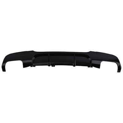 Rear Bumper Diffuser for BMW 3-Series E90 E91 M-Tech 2005-2012 Black PP