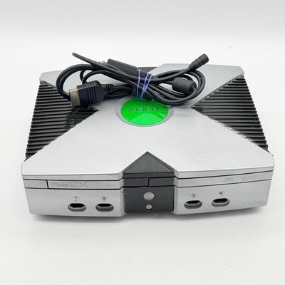 Microsoft Original Xbox Console  Power RF Cables (Read)