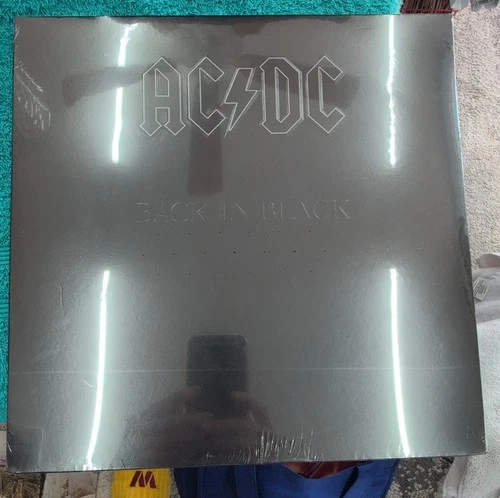 AC/DC Back in Black album. Still sealed in the cellophane new