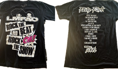 LMFAO Party Rock The Beat Made In USA T Shirt Full Size S-5XL